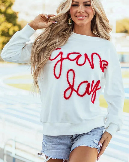 Classic Opaque Long Sleeve Crewneck Sweatshirt