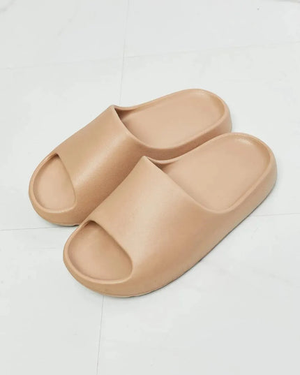 NOOK JOI Cozy Comfort Slides in Beige