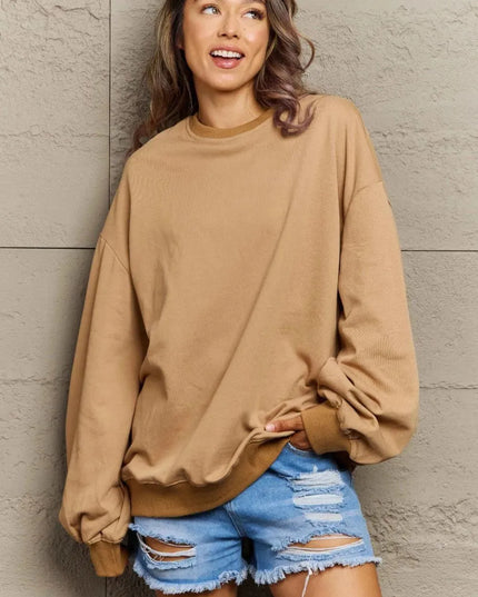 Cozy Essentials Full Sleeve Round Neck Sweatshirt