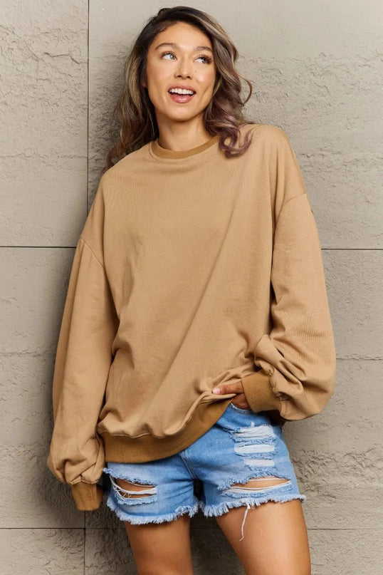 Cozy Essentials Full Sleeve Round Neck Sweatshirt