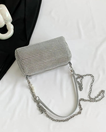 Openwork Crossbody Bag with Removable Strap