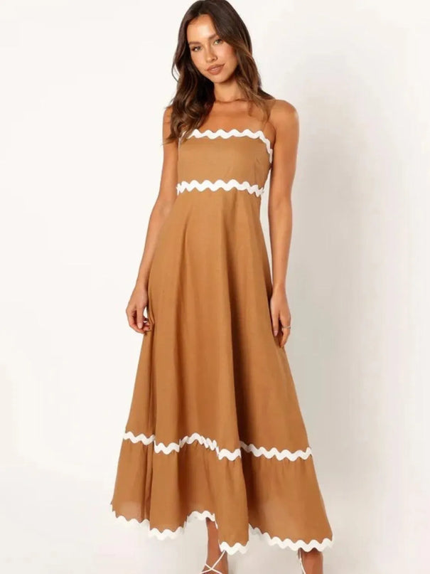 Spaghetti Strap Maxi Dress - ShopEasier