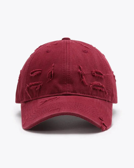 Distressed Adjustable Baseball Cap - ShopEasier