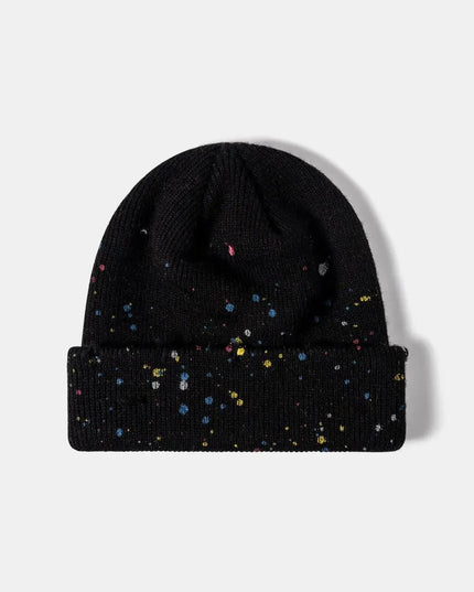 Confetti Rib-Knit Cuff Beanie - ShopEasier