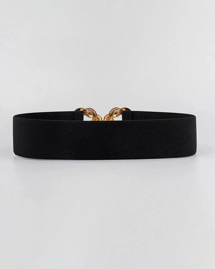 Elastic Belt with Zinc Alloy Buckle