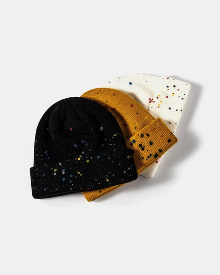 Confetti Rib-Knit Cuff Beanie - ShopEasier