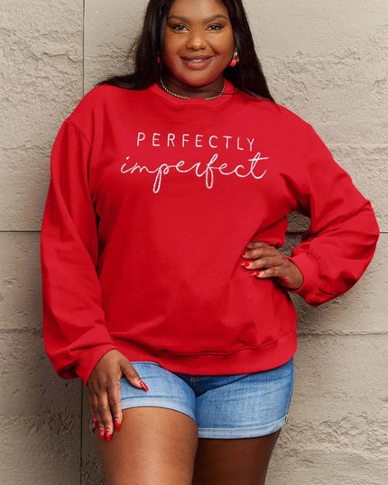 Simply Love Full Size Graphic Round Neck Sweatshirt