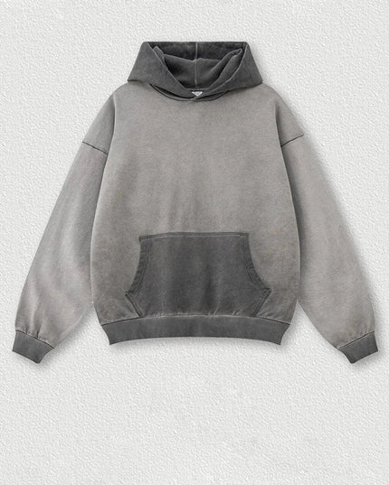 Cozy Cotton Drop Shoulder Hoodie with Front Pocket