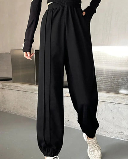 Crisscross Casual Long Pants