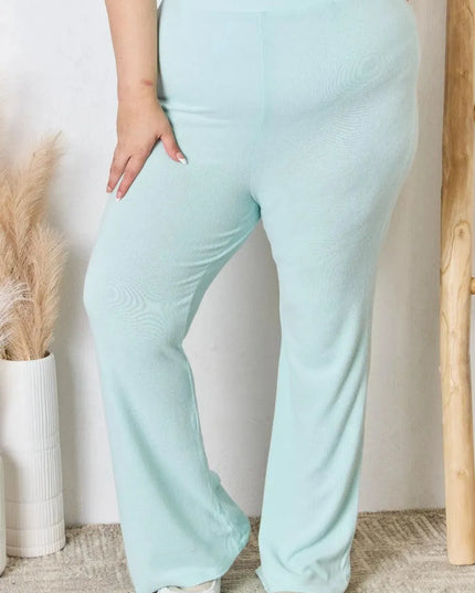 Ultra Soft High Waist Flare Pants for Effortless Elegance