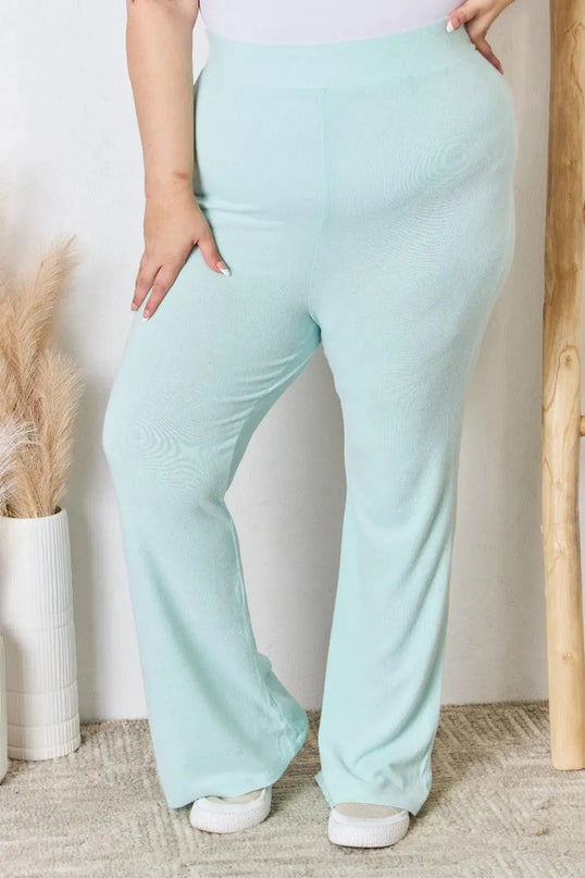 Ultra Soft High Waist Flare Pants for Effortless Elegance