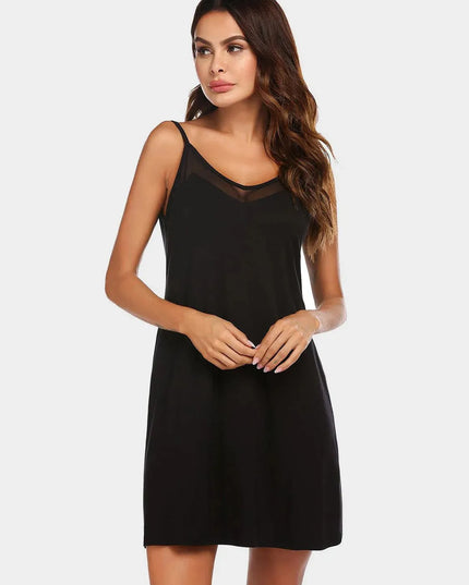 Scoop Neck Spaghetti Strap Lounge Dress