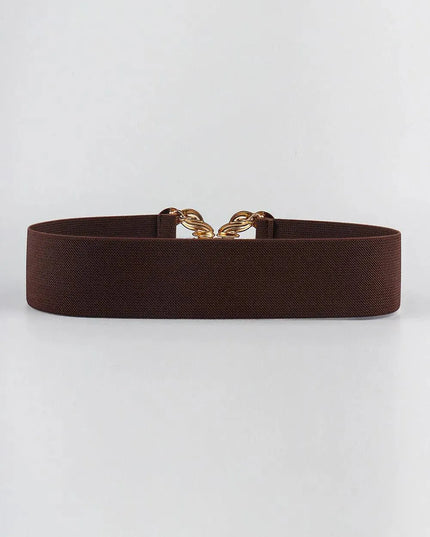 Elastic Belt with Zinc Alloy Buckle