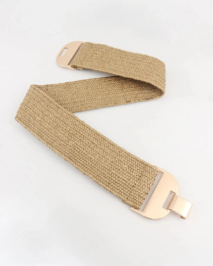 Alloy Buckle Elastic Belt - ShopEasier