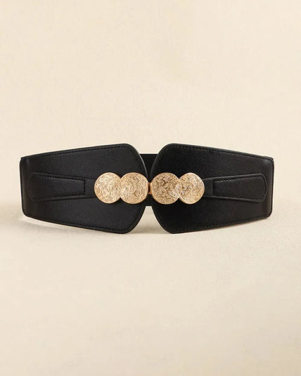 Alloy Buckle Elastic Belt - ShopEasier