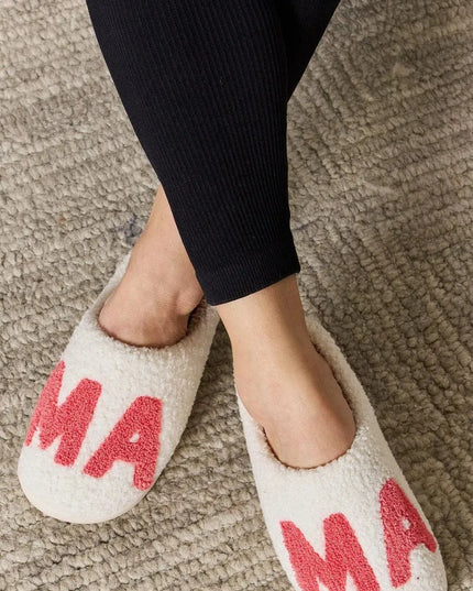 Cozy Winter Melody MAMA Pattern Slippers