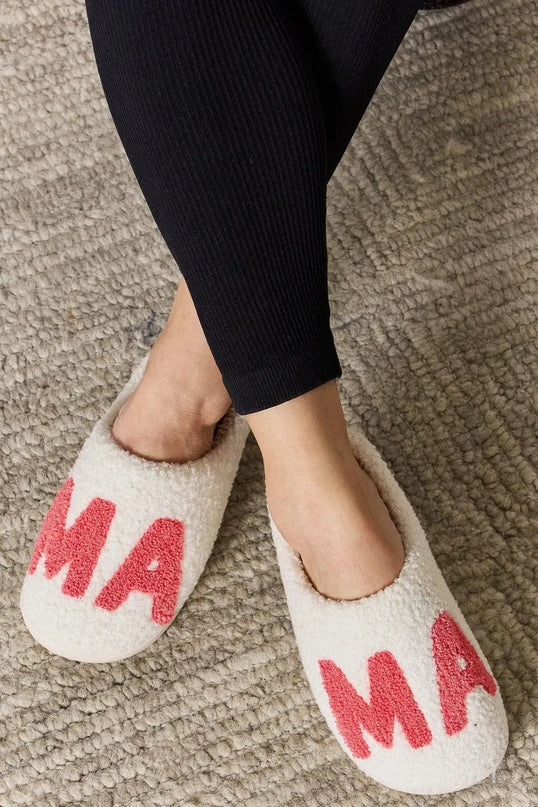 Cozy Winter Melody MAMA Pattern Slippers