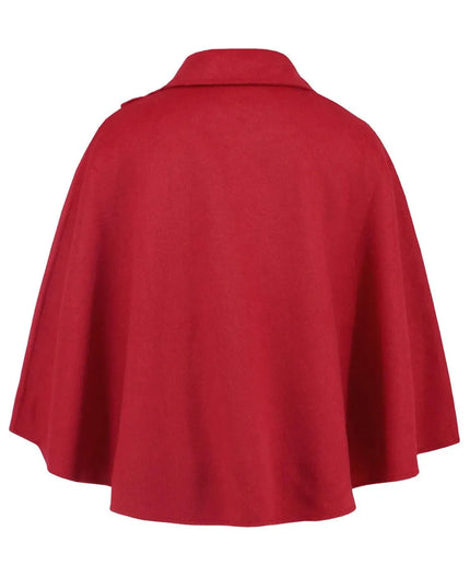 Collared Neck Cropped Cape - ShopEasier