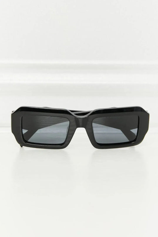 Acetate Rectangle Polarized TAC Lens Sunglasses with UV400 Protection