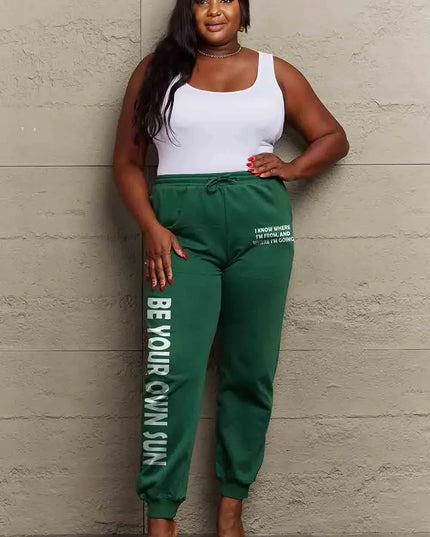 Be Your Own Sun Graphic Sweatpants in Full Size