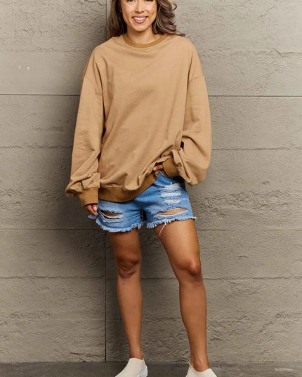 Cozy Essentials Full Sleeve Round Neck Sweatshirt