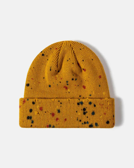 Confetti Rib-Knit Cuff Beanie - ShopEasier