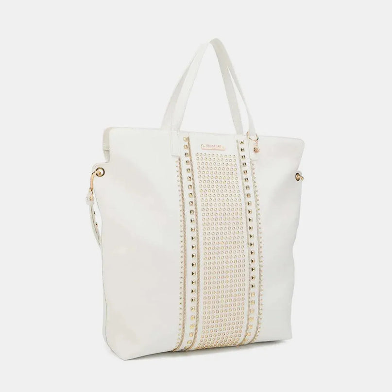 Bolso tote grande con tachuelas de Nicole Lee USA