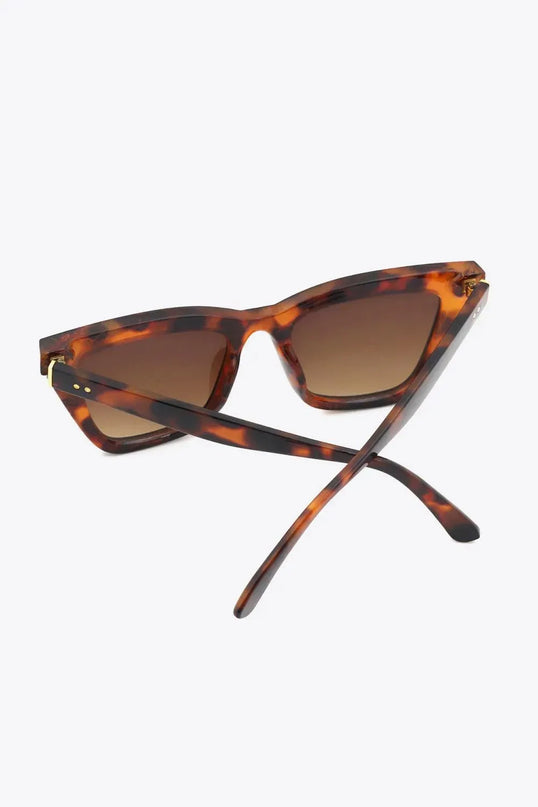 Gafas de sol Wayfarer UV400 de policarbonato con estuche