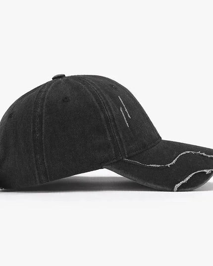 Raw Hem Adjustable Cap - ShopEasier