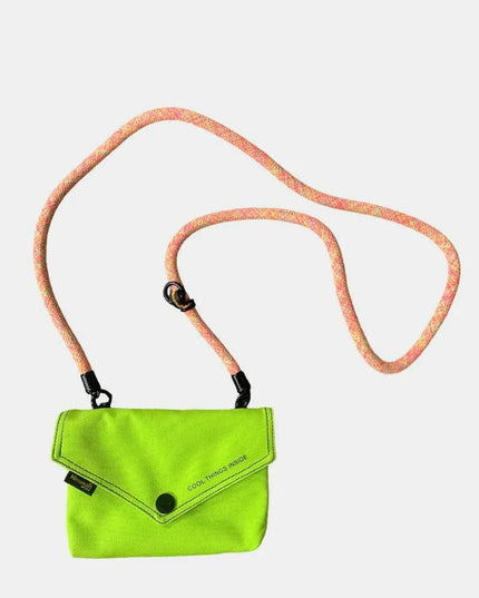 Himawari Solid Color Envelope Shape Crossbody Bag with Removable Strap - ShopEasier