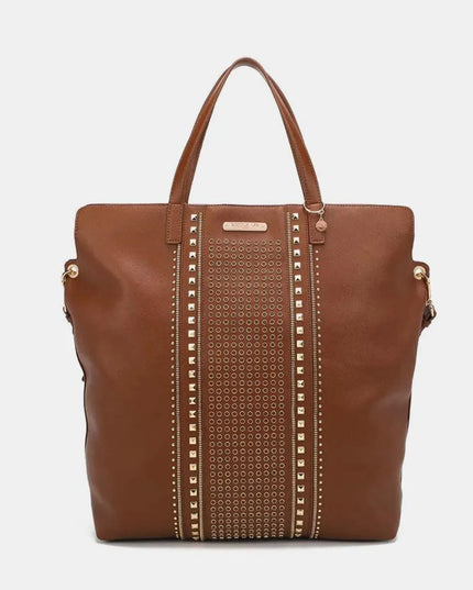 Bolso tote grande con tachuelas de Nicole Lee USA