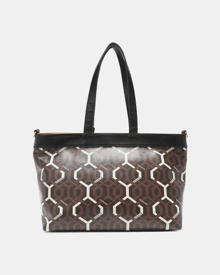 Nicole Lee USA Geometric Pattern Large Handbag