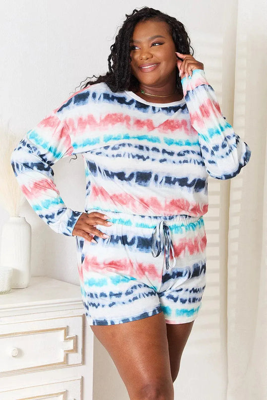 Trendy Tie-Dye Oversized Lounge Set